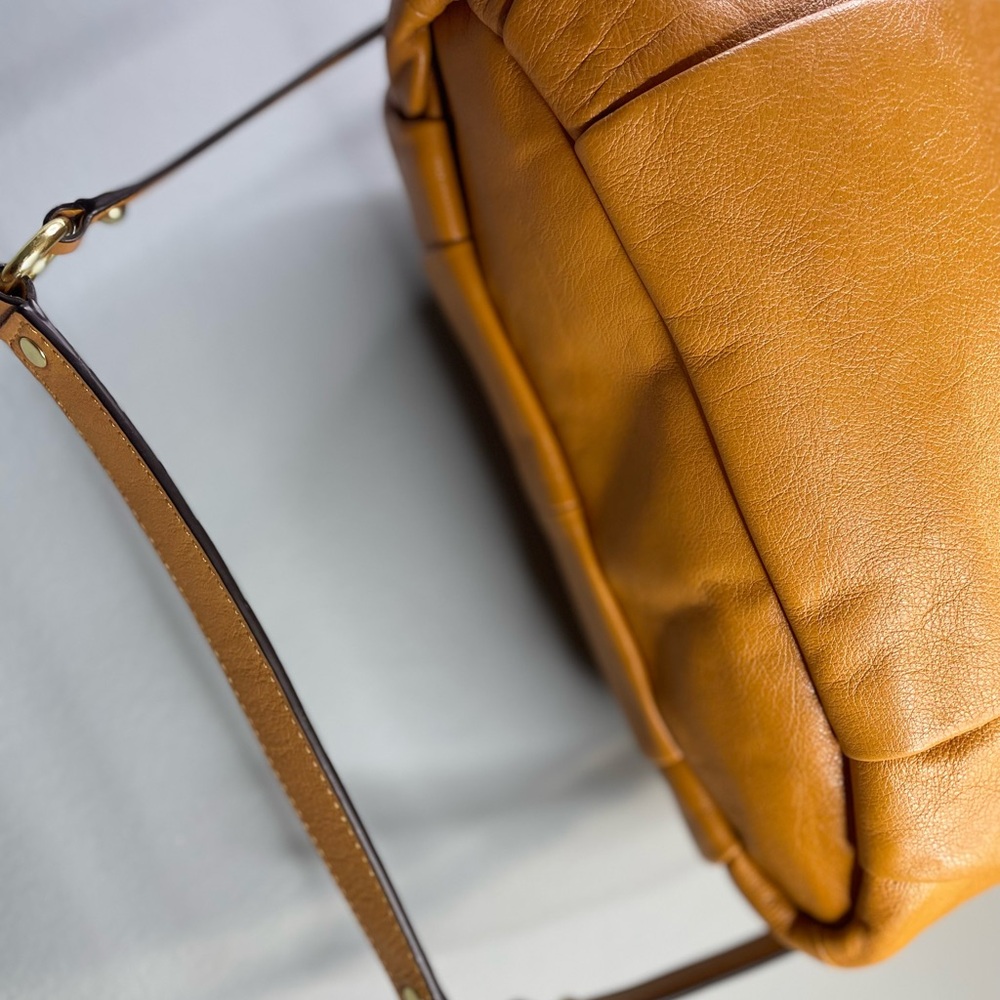 Coach Madison Leather Lindsey Satchel in
Saffron 18641 - Picture 7 of 14